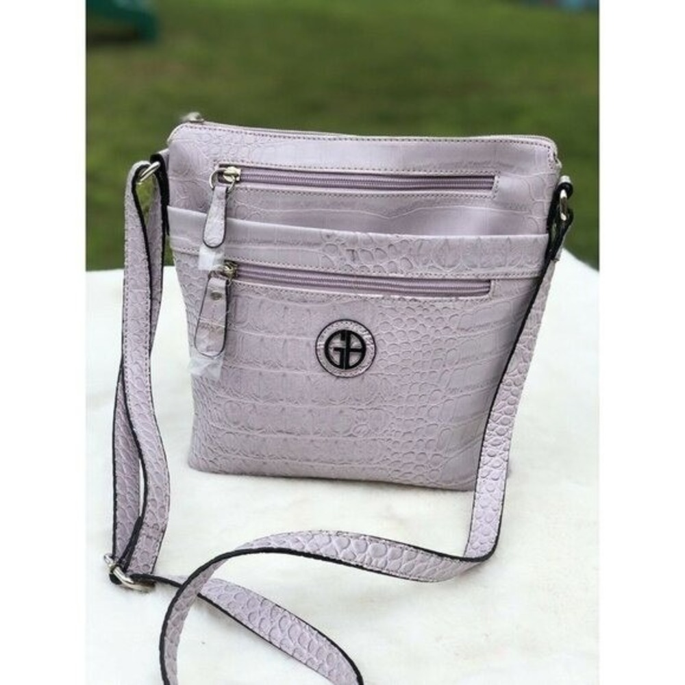 Gianni Bernini Purple Crossbody Bag Women Light lilac B000229